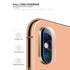 For iPhone XS Max mocolo 0.15mm 9H 2.5D Round Edge Rear Camera Lens Tempered Glass Film, iPhone XS Max