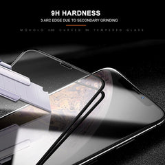 For iPhone 11 Pro Max / XS Max mocolo 0.33mm 9H 2.5D Silk Print Tempered Glass Film, iPhone XS Max