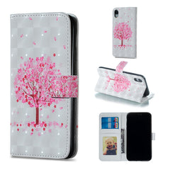 For iPhone XR Butterfly Love Flower Pattern Horizontal Flip Leather Case with Holder & Card Slots & Photo Frame & Wallet, iPhone XR