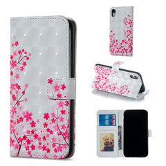 For iPhone XR Butterfly Love Flower Pattern Horizontal Flip Leather Case with Holder & Card Slots & Photo Frame & Wallet, iPhone XR