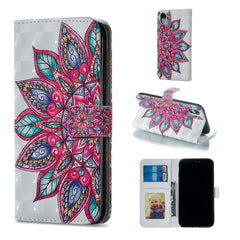 For iPhone XR Butterfly Love Flower Pattern Horizontal Flip Leather Case with Holder & Card Slots & Photo Frame & Wallet, iPhone XR