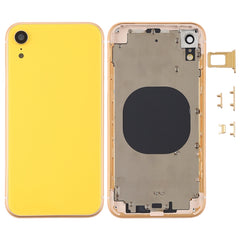 Back Housing Cover with Camera Lens & SIM Card Tray & Side Keys for iPhone XR, For iPhone XR (with Side Keys)