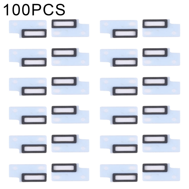 100 almohadillas de espuma de esponja a prueba de polvo para altavoz y timbre de iPhone XR/11, para iPhone XR/11