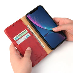 Für iPhone XR Horizontal Flip PU Ledertasche mit Halter &amp; Kartenfächern &amp; Geldbörse