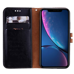 For iPhone XR Business Style Oil Wax Texture Horizontal Flip Leather Case with Holder & Card Slots & Wallet, For iPhone XR