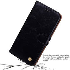 For iPhone XR Business Style Oil Wax Texture Horizontal Flip Leather Case with Holder & Card Slots & Wallet, For iPhone XR