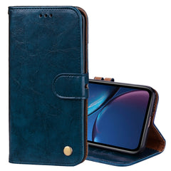 For iPhone XR Business Style Oil Wax Texture Horizontal Flip Leather Case with Holder & Card Slots & Wallet, For iPhone XR