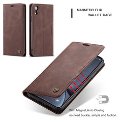 For iPhone XR CaseMe-013 Multifunctional Retro Frosted Horizontal Flip Leather Case with Card Slot & Holder & Wallet, For iPhone XR