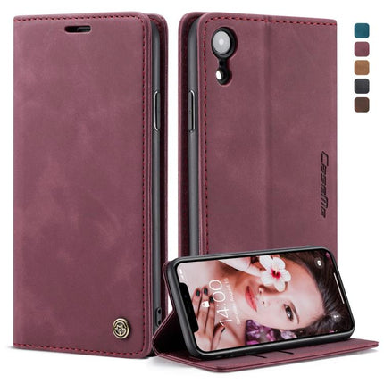 Für iPhone XR CaseMe-013 Multifunktionale Retro Frosted Horizontal Flip Ledertasche mit Kartensteckplatz &amp; Halter &amp; Geldbörse, Für iPhone XR