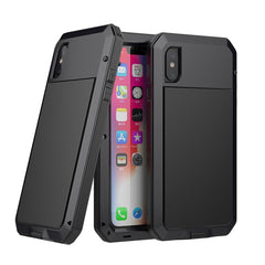 For iPhone XR Metal Shockproof Waterproof Protective Case