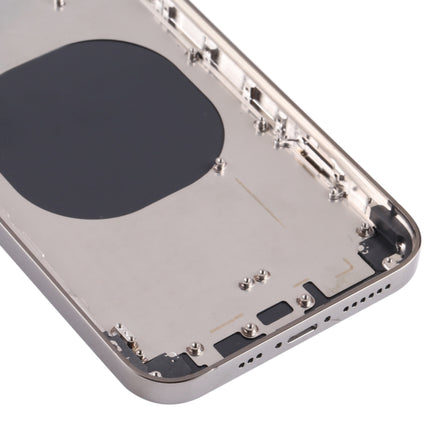 Stainless Steel Material Back Housing Cover with Appearance Imitation of iP13 Pro for iPhone XR, for iPhone XR(Black), for iPhone XR(Gold), for iPhone XR(Blue), for iPhone XR(White)