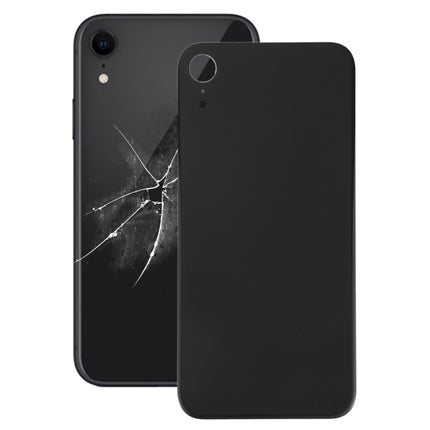Reemplazo fácil de cubierta de batería trasera de vidrio con orificio de cámara grande con adhesivo para iPhone XR, para iPhone XR (sin desmontar), para iPhone XR (sin desmontar), para iPhone XR (reemplazo fácil)