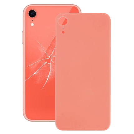 Reemplazo fácil de cubierta de batería trasera de vidrio con orificio de cámara grande con adhesivo para iPhone XR, para iPhone XR (sin desmontar), para iPhone XR (sin desmontar), para iPhone XR (reemplazo fácil)