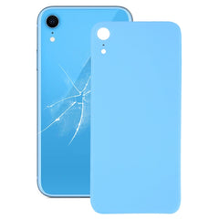 Easy Replacement Big Camera Hole Glass Back Battery Cover with Adhesive for iPhone XR, For iPhone XR (No Disassemble), For iPhone XR (Not Disassemble), For iPhone XR (Easy Replacement)