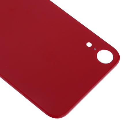 Reemplazo fácil de cubierta de batería trasera de vidrio con orificio de cámara grande con adhesivo para iPhone XR, para iPhone XR (sin desmontar), para iPhone XR (sin desmontar), para iPhone XR (reemplazo fácil)