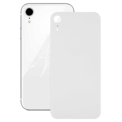 Reemplazo fácil de cubierta de batería trasera de vidrio con orificio de cámara grande con adhesivo para iPhone XR, para iPhone XR (sin desmontar), para iPhone XR (sin desmontar), para iPhone XR (reemplazo fácil)