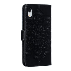For iPhone XR Mandala Embossing Pattern Horizontal Flip Leather Case with Holder & Card Slots & Wallet & Photo Frame, For iPhone XR, iPhone XR