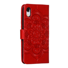 For iPhone XR Mandala Embossing Pattern Horizontal Flip Leather Case with Holder & Card Slots & Wallet & Photo Frame, For iPhone XR, iPhone XR