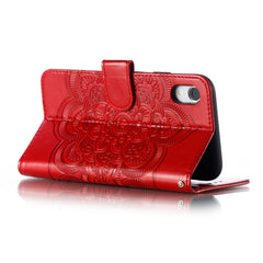 For iPhone XR Mandala Embossing Pattern Horizontal Flip Leather Case with Holder & Card Slots & Wallet & Photo Frame, For iPhone XR, iPhone XR