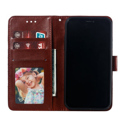 For iPhone XR Mandala Embossing Pattern Horizontal Flip Leather Case with Holder & Card Slots & Wallet & Photo Frame, iPhone XR