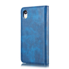 For iPhone XR DG.MING Crazy Horse Texture Flip Detachable Magnetic Leather Case with Holder & Card Slots & Wallet, For iPhone XR, iPhone XR