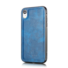 For iPhone XR DG.MING Crazy Horse Texture Flip Detachable Magnetic Leather Case with Holder & Card Slots & Wallet, For iPhone XR, iPhone XR