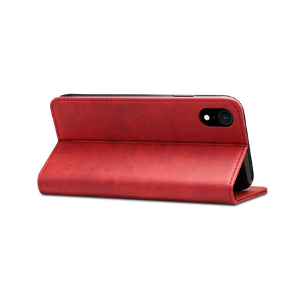 For iPhone XR Suteni Calf Texture Horizontal Flip Leather Case with Holder & Card Slots & Wallet, iPhone XR