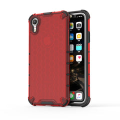 Für iPhone XR Stoßfeste Honeycomb PC + TPU-Schutzhülle, für iPhone XR