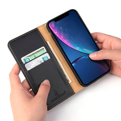 For iPhone XR Dermis Texture PU Horizontal Flip Leather Case with Holder & Card Slots & Wallet, For iPhone XR