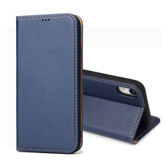 For iPhone XR Dermis Texture PU Horizontal Flip Leather Case with Holder & Card Slots & Wallet, For iPhone XR