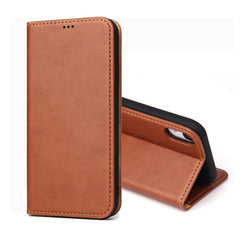 For iPhone XR Dermis Texture PU Horizontal Flip Leather Case with Holder & Card Slots & Wallet, For iPhone XR