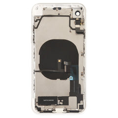 Battery Back Cover Assembly (with Side Keys & Speaker Ringer Buzzer & Motor & Camera Lens & Card Tray & Power Button + Volume Button + Charging Port + Signal Flex Cable & Wireless Charging Module) for iPhone XR, For iPhone XR (Full Assembly)�����������...