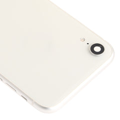 Battery Back Cover Assembly (with Side Keys & Speaker Ringer Buzzer & Motor & Camera Lens & Card Tray & Power Button + Volume Button + Charging Port + Signal Flex Cable & Wireless Charging Module) for iPhone XR, For iPhone XR (Full Assembly)�����������...