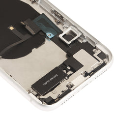 Battery Back Cover Assembly (with Side Keys & Speaker Ringer Buzzer & Motor & Camera Lens & Card Tray & Power Button + Volume Button + Charging Port + Signal Flex Cable & Wireless Charging Module) for iPhone XR, For iPhone XR (Full Assembly)�����������...