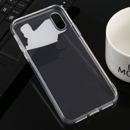 For iPhone XR Creative 1.5mm TPU Transparent Protective Case, For iPhone XR