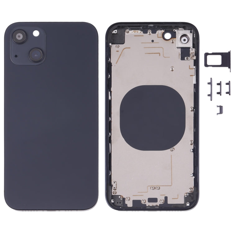 Back Housing Cover with Appearance Imitation of iP13 for iPhone XR, For iPXR to i13(Black), For iPXR to i13(Blue), For iPXR to i13(Purple), For iPXR to i13(Pink), For iPXR to i13(Red), For iPXR to i13(Green), For iPXR to i13(White)