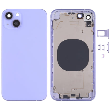 Back Housing Cover with Appearance Imitation of iP13 for iPhone XR, For iPXR to i13(Pink), For iPXR to i13(Red), For iPXR to i13(Blue), For iPXR to i13(Purple), For iPXR to i13(White), For iPXR to i13(Green)