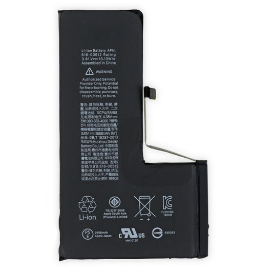 2659mAh Battery for iPhone XS, For iPhone XS