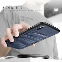 For iPhone X / XS ROCK Origin Series Business TPU + PU Protective Case, For XS / X