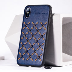 For iPhone X / XS ROCK Origin Series Business TPU + PU Protective Case, For XS / X