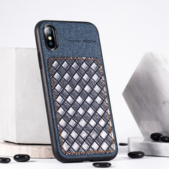 For iPhone X / XS ROCK Origin Series Business TPU + PU Protective Case, For XS / X