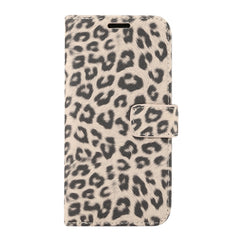 For iPhone XS Leopard Pattern Horizontal Flip Leather Case with Holder & Card Slots, For XS