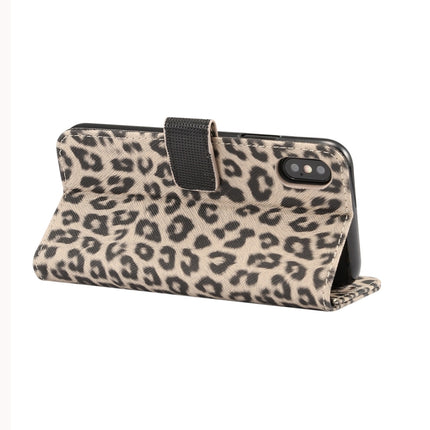 Für iPhone XS Leopardenmuster Horizontal Flip Ledertasche mit Halter &amp; Kartenfächern, Für XS