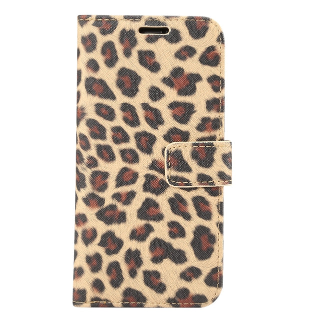 Für iPhone XS Leopardenmuster Horizontal Flip Ledertasche mit Halter &amp; Kartenfächern, Für XS