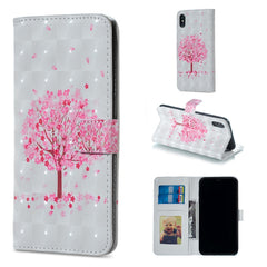 For iPhone X Half Flower Pattern Horizontal Flip Leather Case with Holder & Card Slots & Photo Frame & Wallet, iPhone X