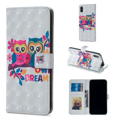 For iPhone X Half Flower Pattern Horizontal Flip Leather Case with Holder & Card Slots & Photo Frame & Wallet, iPhone X