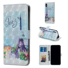 For iPhone X Half Flower Pattern Horizontal Flip Leather Case with Holder & Card Slots & Photo Frame & Wallet, iPhone X