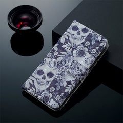 For iPhone X Half Flower Pattern Horizontal Flip Leather Case with Holder & Card Slots & Photo Frame & Wallet, iPhone X