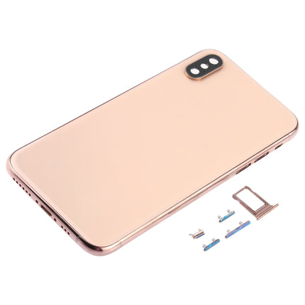 Back Cover with Camera Lens & SIM Card Tray & Side Keys for iPhone XS, For iPhone XS (Camera Lens+Side Keys), For iPhone XS with Side keys, For iPhone XS with Card Tray