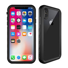 Für iPhone X / XS, 2 m wasserdicht, schneefest, 2 m stoßfest, staubdicht, PC + Silikonhülle, für iPhone X / XS